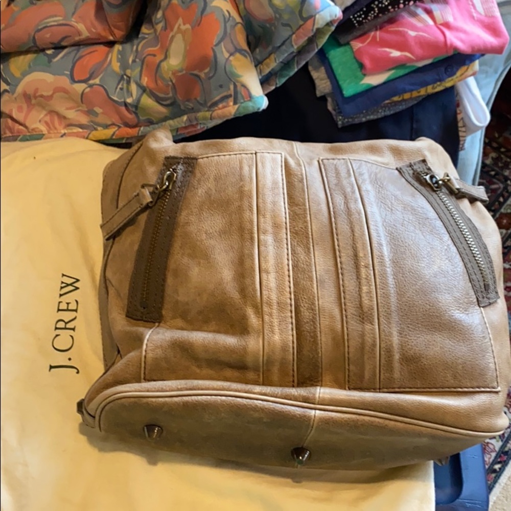 Jcrew leather bag.